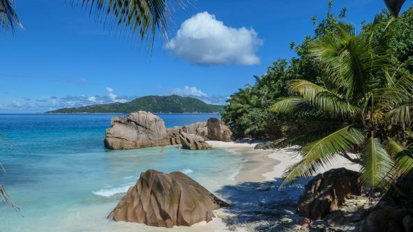 Seychellen Anse Patates La Digue Indischer Ozean Inselhüpfen