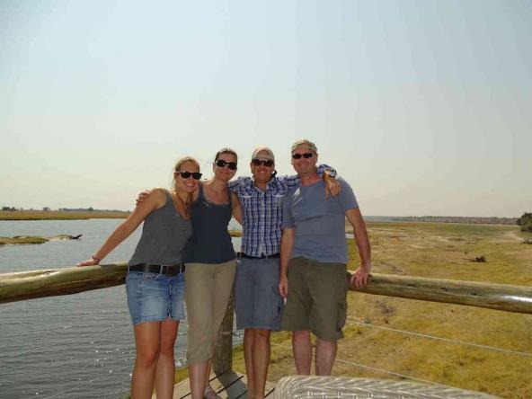 Das berühmte „Chobe Deck of Fame“ (Chobe Game Lodge)