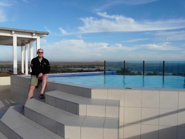Swakopmund Beach Hotel – Blick vom Pool