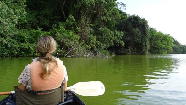 Tansania Lake Duluti Kanu Ostafrika Afrikareise