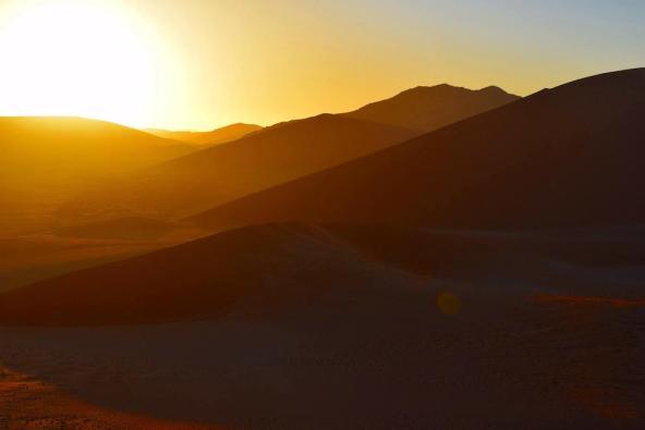 Wir haben einen atemberaubenden Ausblick von der Dune 45