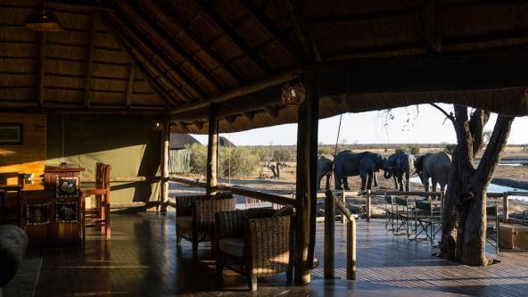 Loungebereich Nehimba Lodge