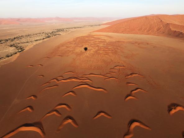 Heißluftballonfahrt Namib