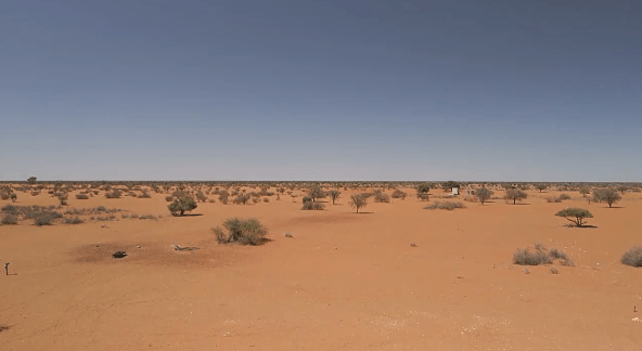 Gelände der Kalahari Anib Lodge