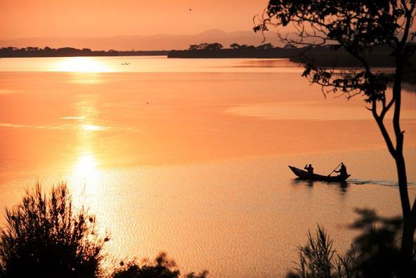 Sonnenuntergang am See