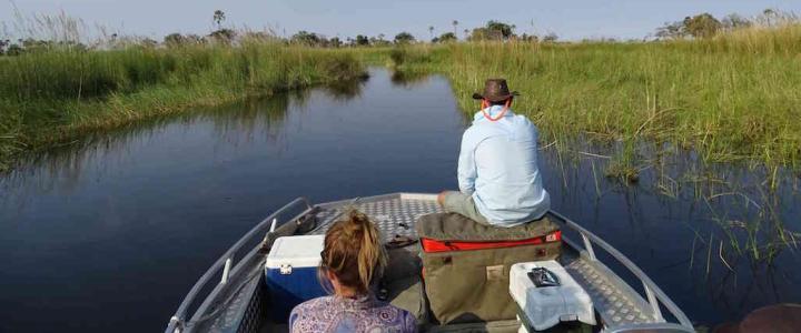 Okavango Delta Bootstour Botswana Südliches Afrika