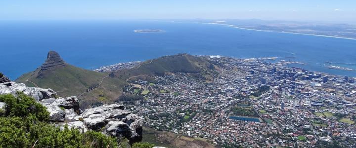 Südafrika Kapstadt Blick vom Tafelberg Afrika entdecken