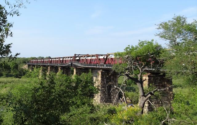 Bahnreisen Südafrika Eisenbahnbrücke Krüger Nationalpark