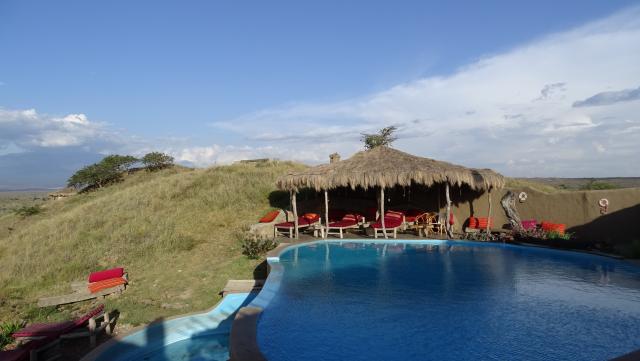 Tansania Unterkünfte östliches Afrika Pool Original Massai Lodge