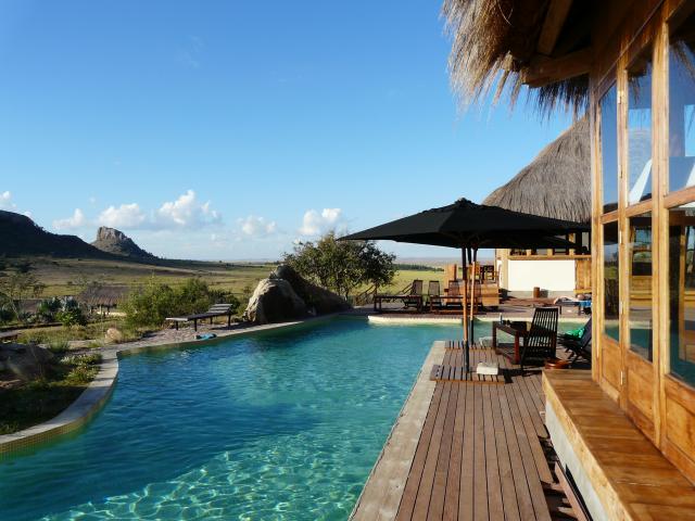 Madagaskar Unterkünfte Pool Lodge Indischer Ozean 