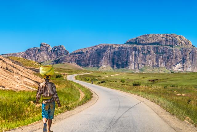 Madagaskar Berge Dorf Ausflüge Kultur