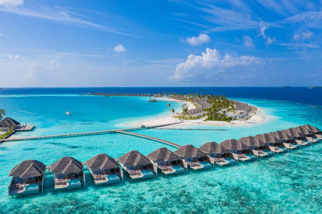 Malediven Unterkünfte Wasserbungalows Indischer Ozean Paradies
