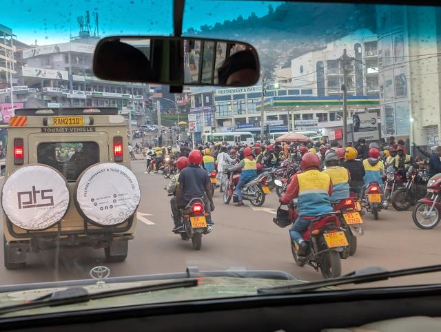 Ruanda Kigali Verkehr Ostafrika