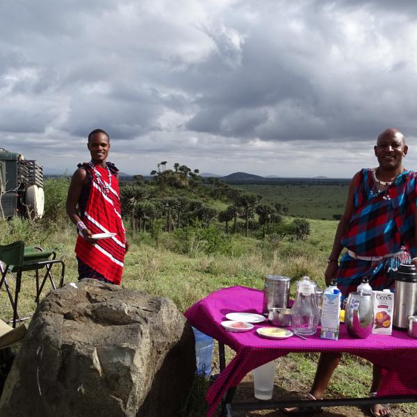 Afrika Tansania Massai Landschaft 