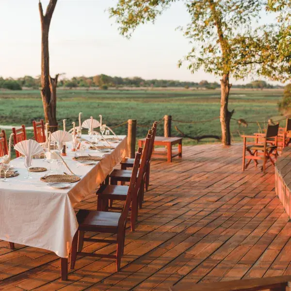 Musekese Camp - Abendessen