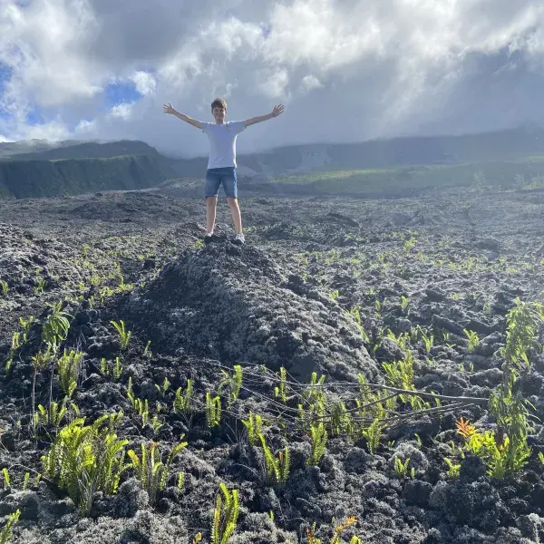 Glückliche Kids auf Réunion