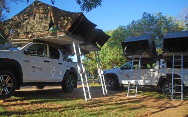 Beim Camping